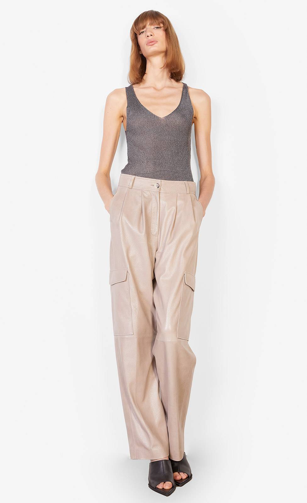 Kiefermann Amaya Nappalederhose mit glänzendem Finish Meist gekauft