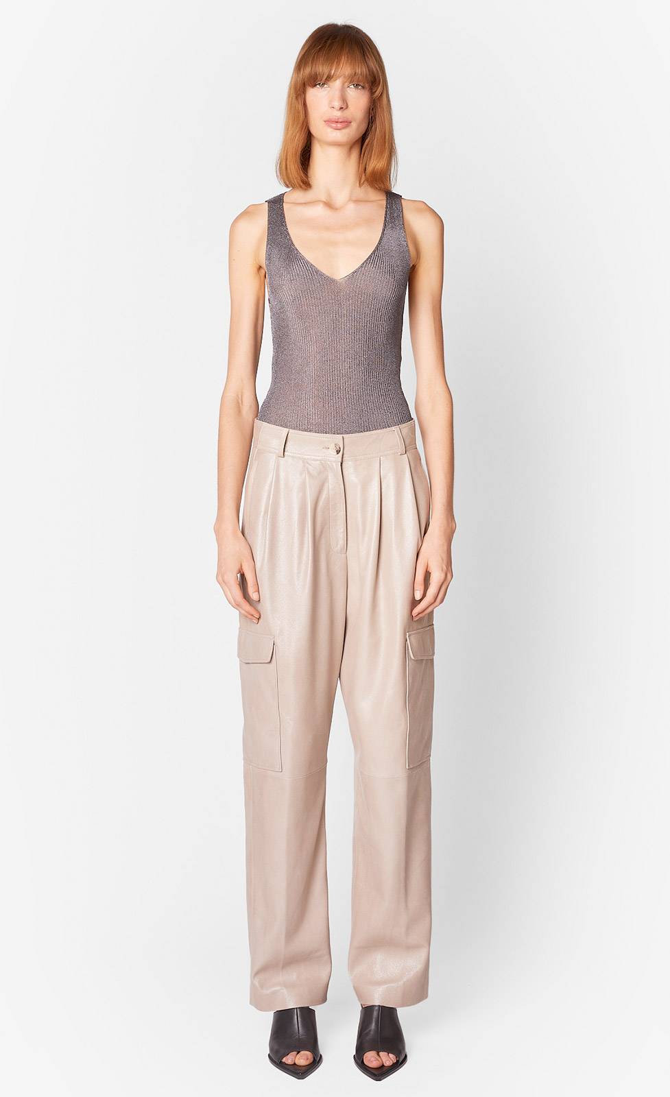 Kiefermann Amaya Nappalederhose mit glänzendem Finish Meist gekauft