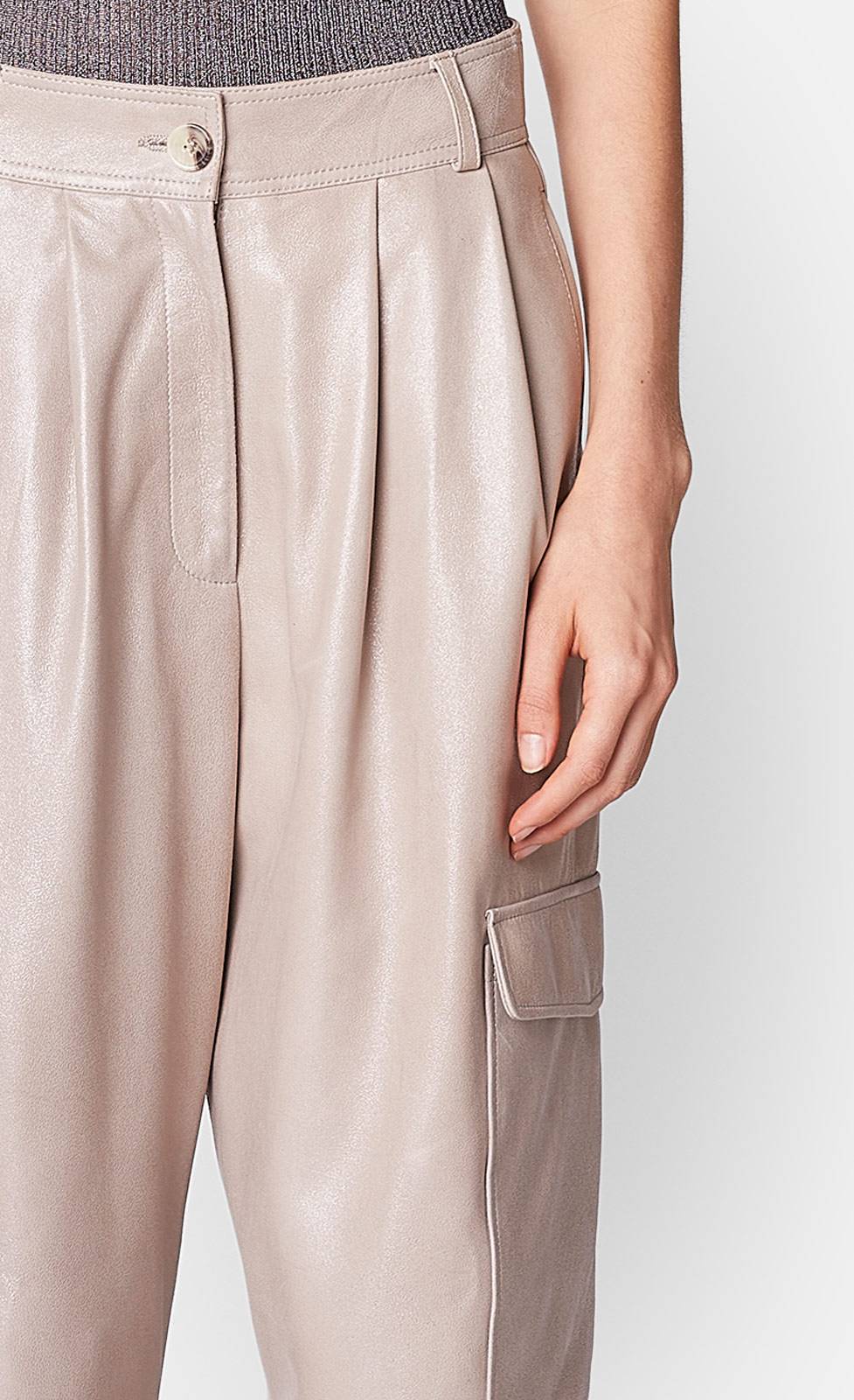 Kiefermann Amaya Nappalederhose mit glänzendem Finish Meist gekauft