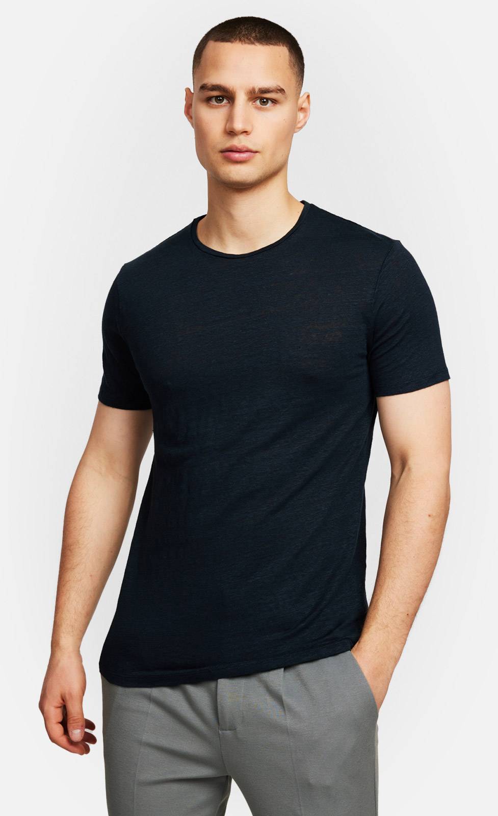 Kiefermann Laine Leinen-T-Shirt mit Rundhalsausschnitt Auslauf