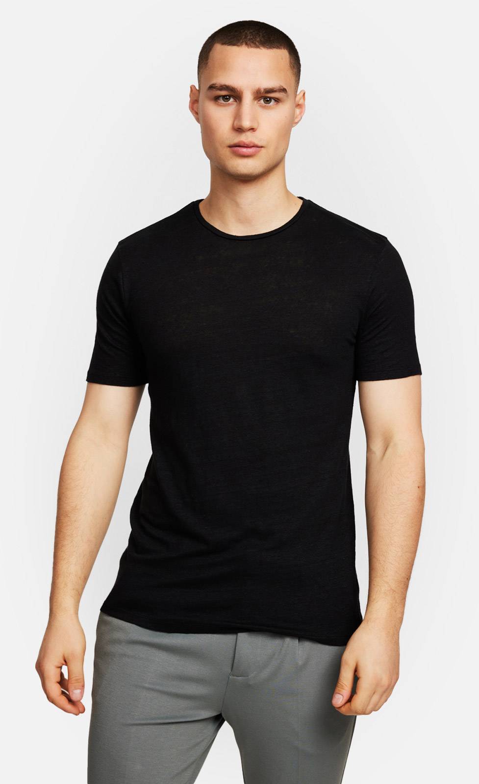 Kiefermann Laine Leinen-T-Shirt mit Rundhalsausschnitt Auslauf