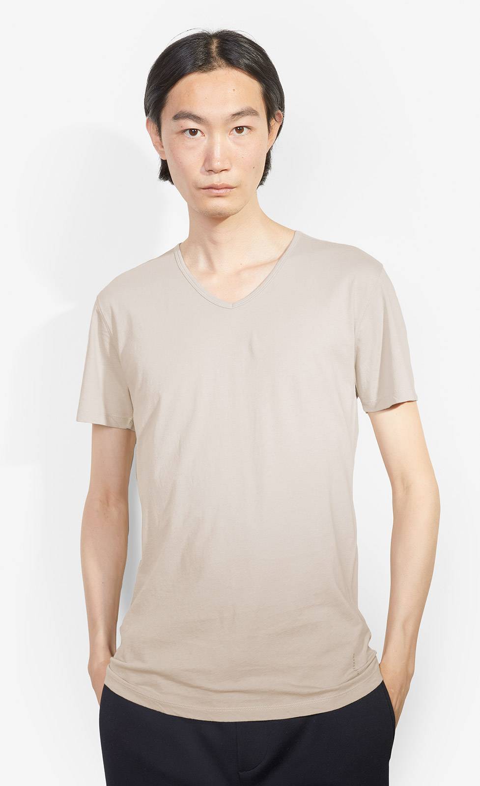 Kiefermann Darius Baumwoll-T-Shirt mit V-Ausschnitt Hotsell