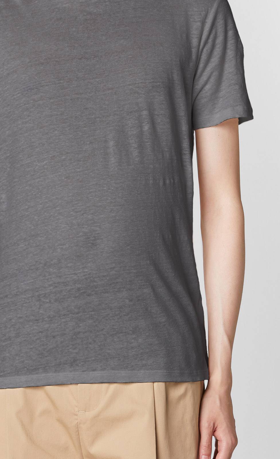 Kiefermann Laine Leinen-T-Shirt mit Rundhalsausschnitt Günstiger Verkauf