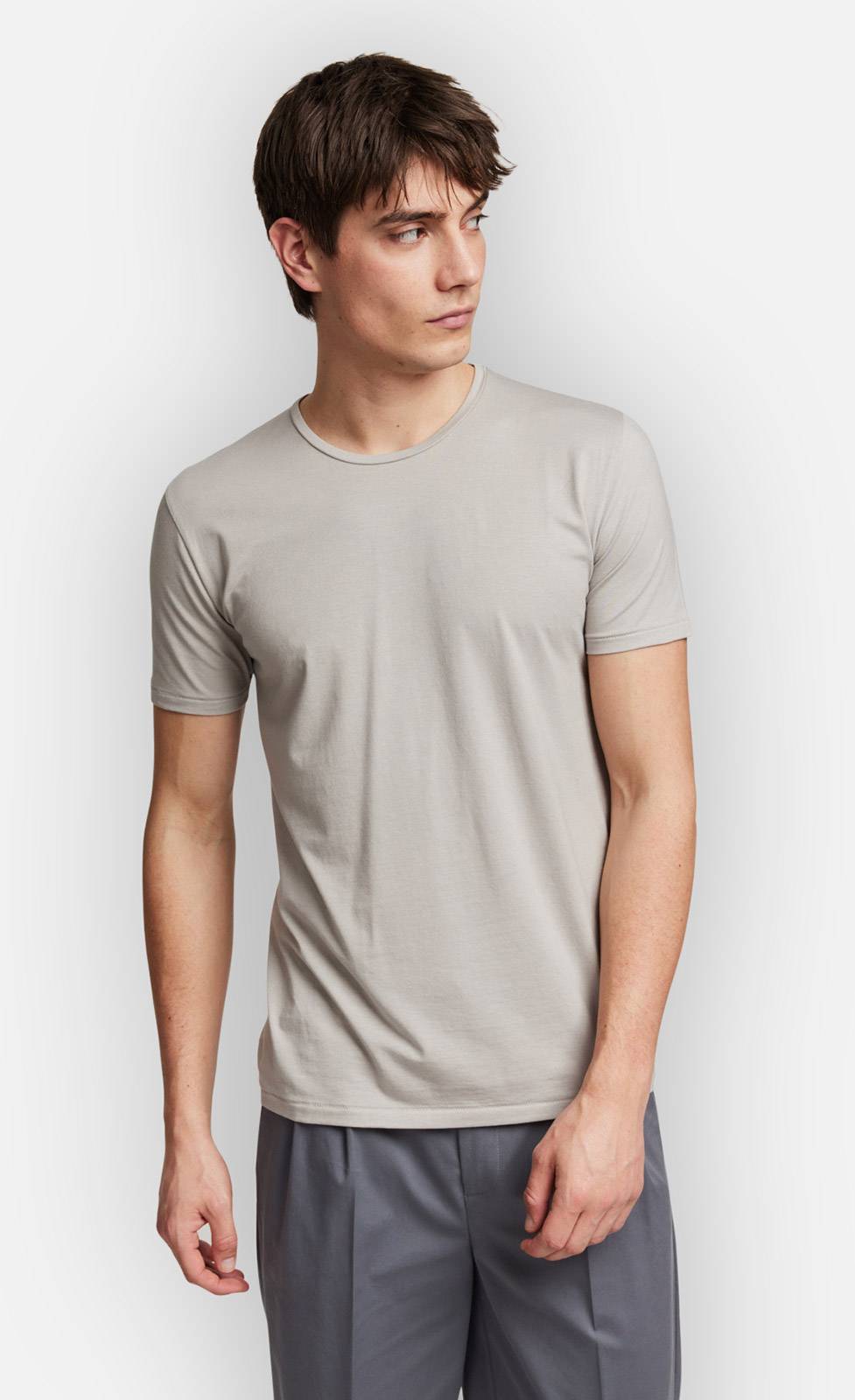 Kiefermann Hero Rundhals T-Shirt aus Baumwolle und Modal Fabrikverkauf