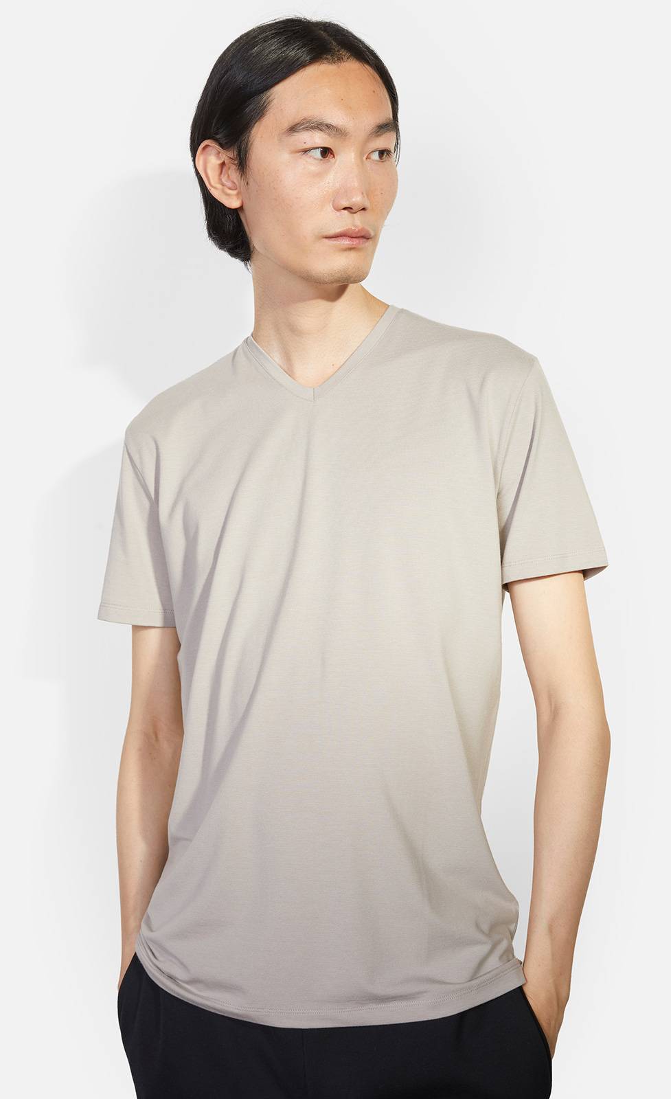 Kiefermann Hape V-Ausschnitt T-Shirt aus Baumwolle-Modal Versandkostenfrei