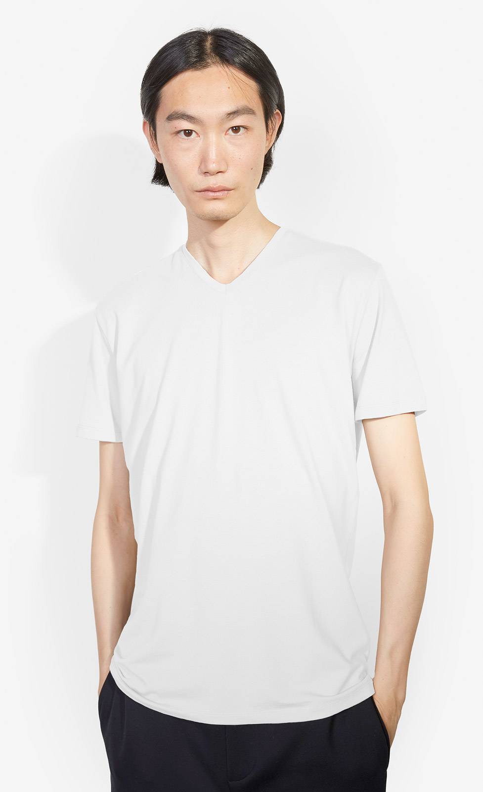 Kiefermann Hape V-Ausschnitt T-Shirt aus Baumwolle-Modal Versandkostenfrei