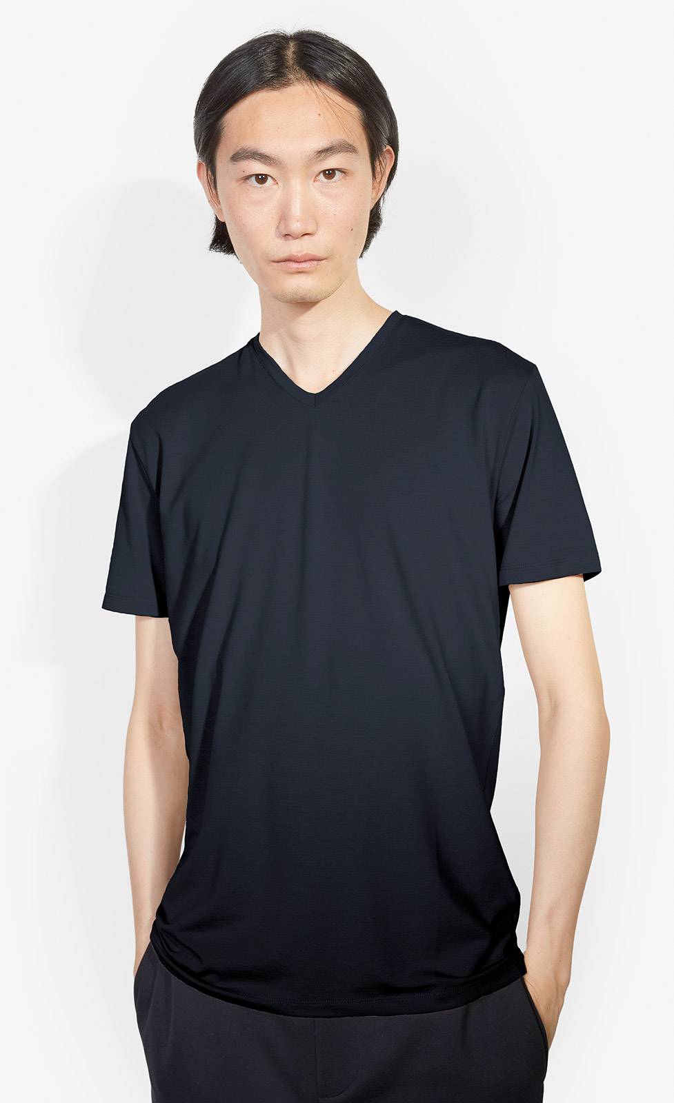 Kiefermann Hape V-Ausschnitt T-Shirt aus Baumwolle-Modal Versandkostenfrei