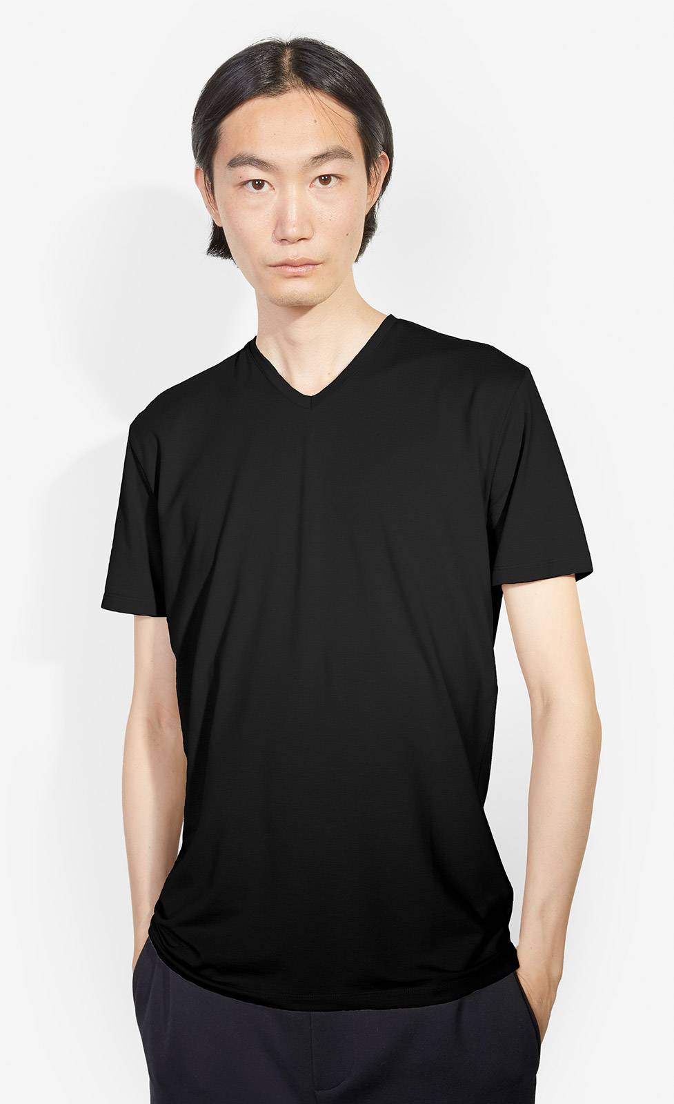 Kiefermann Hape V-Ausschnitt T-Shirt aus Baumwolle-Modal Versandkostenfrei