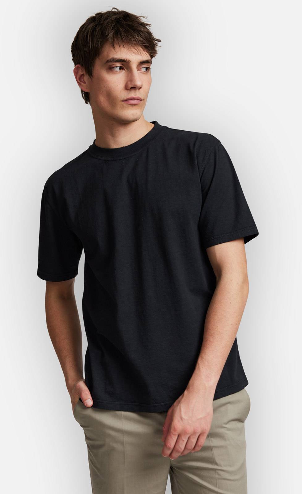 Kiefermann Bastian Garment-Dye T-Shirt aus Baumwolle Begrenztes Angebot