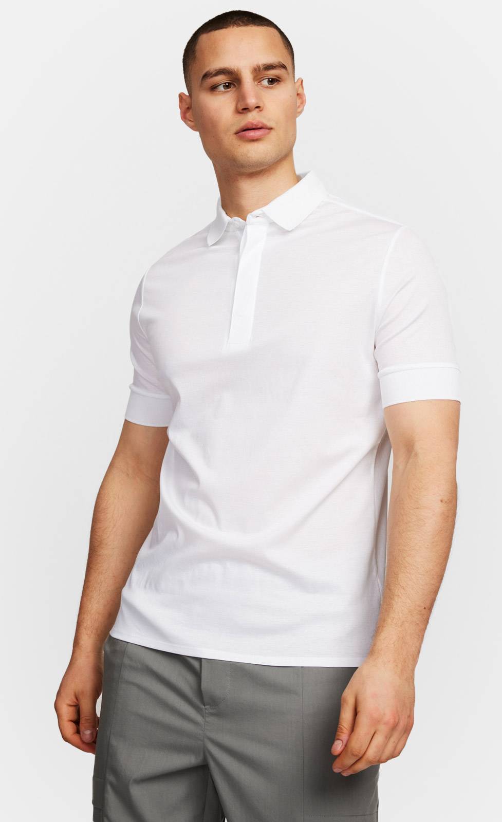 Kiefermann Wilson Poloshirt aus merzerisierter Baumwolle im Angebot