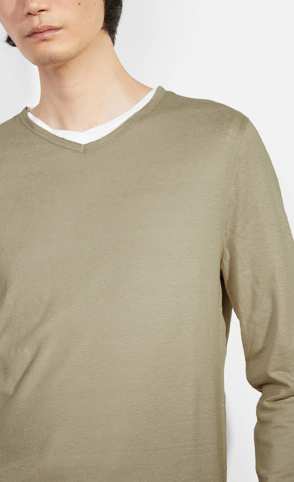 Kiefermann Florian 2in1 Leinen-Baumwoll-Shirt Günstiger Verkauf