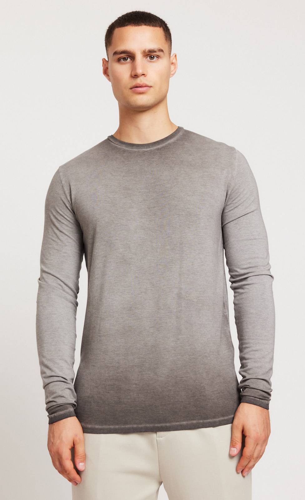 Kiefermann Erik Langarmshirt mit Vintage-Waschung Auslauf