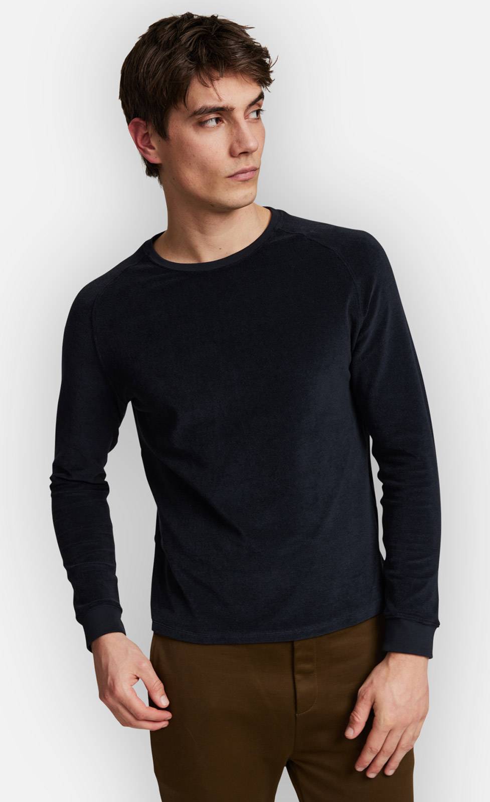 Kiefermann Glenn Langarmshirt aus feinem Frotteejersey Online