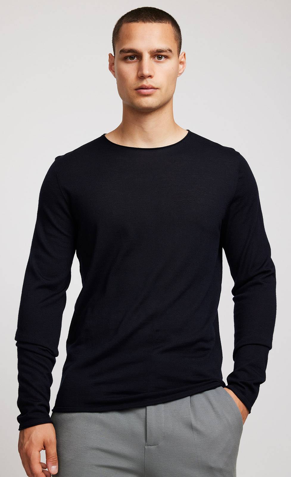 Kiefermann Benjamin Merino Strickpullover Auslauf