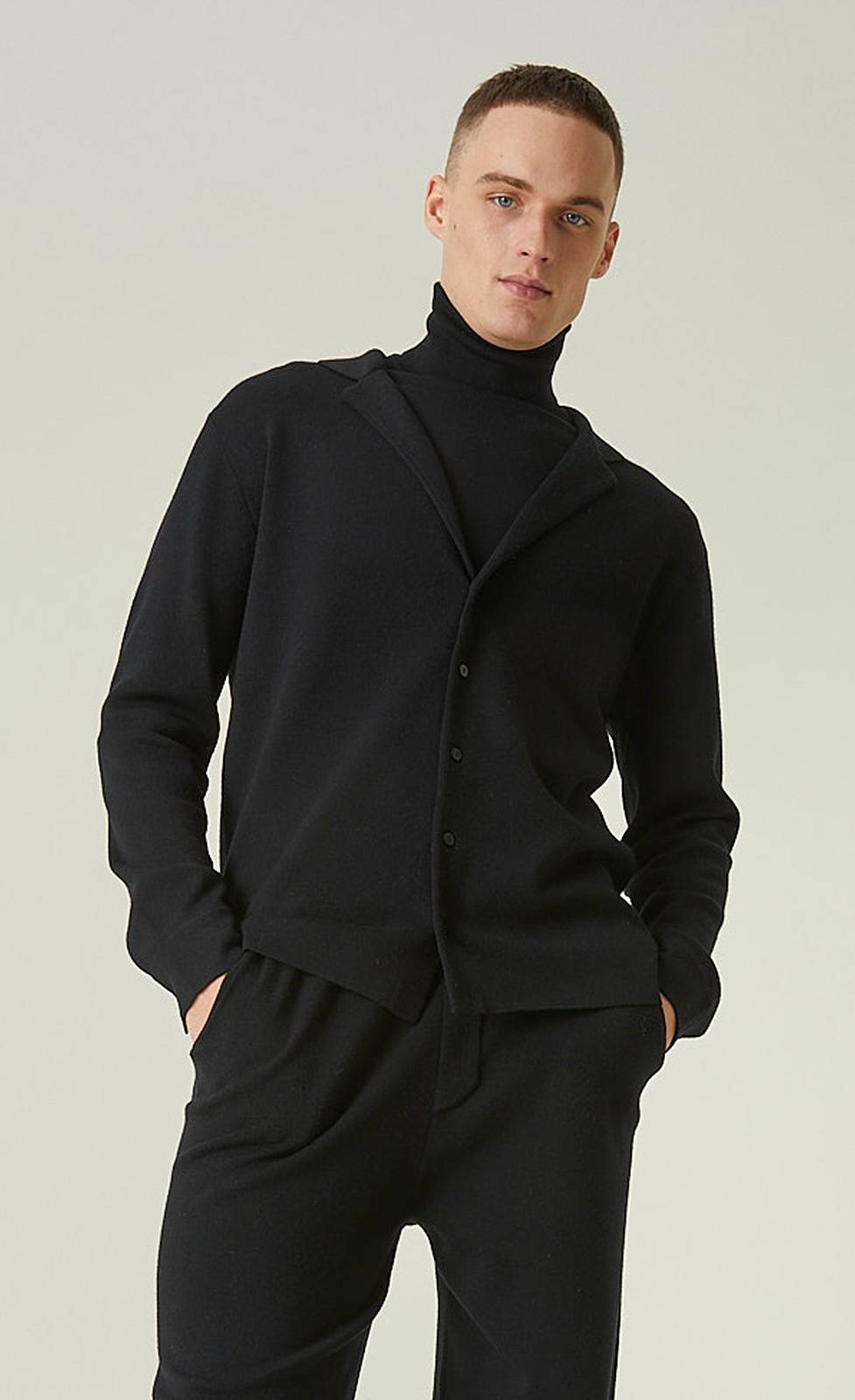 Kiefermann Theo Merino Rollkragen-Strickpullover Verkauf