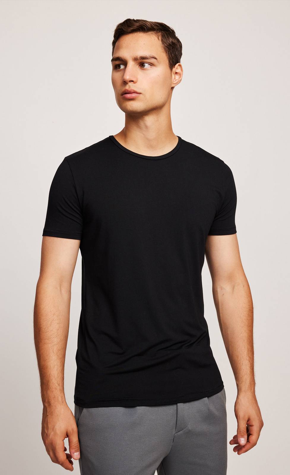 Kiefermann Clive Rundhals-T-Shirt aus Modaljersey Verkauf