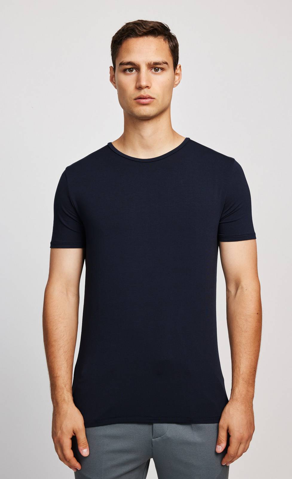 Kiefermann Clive Rundhals-T-Shirt aus Modaljersey Verkauf