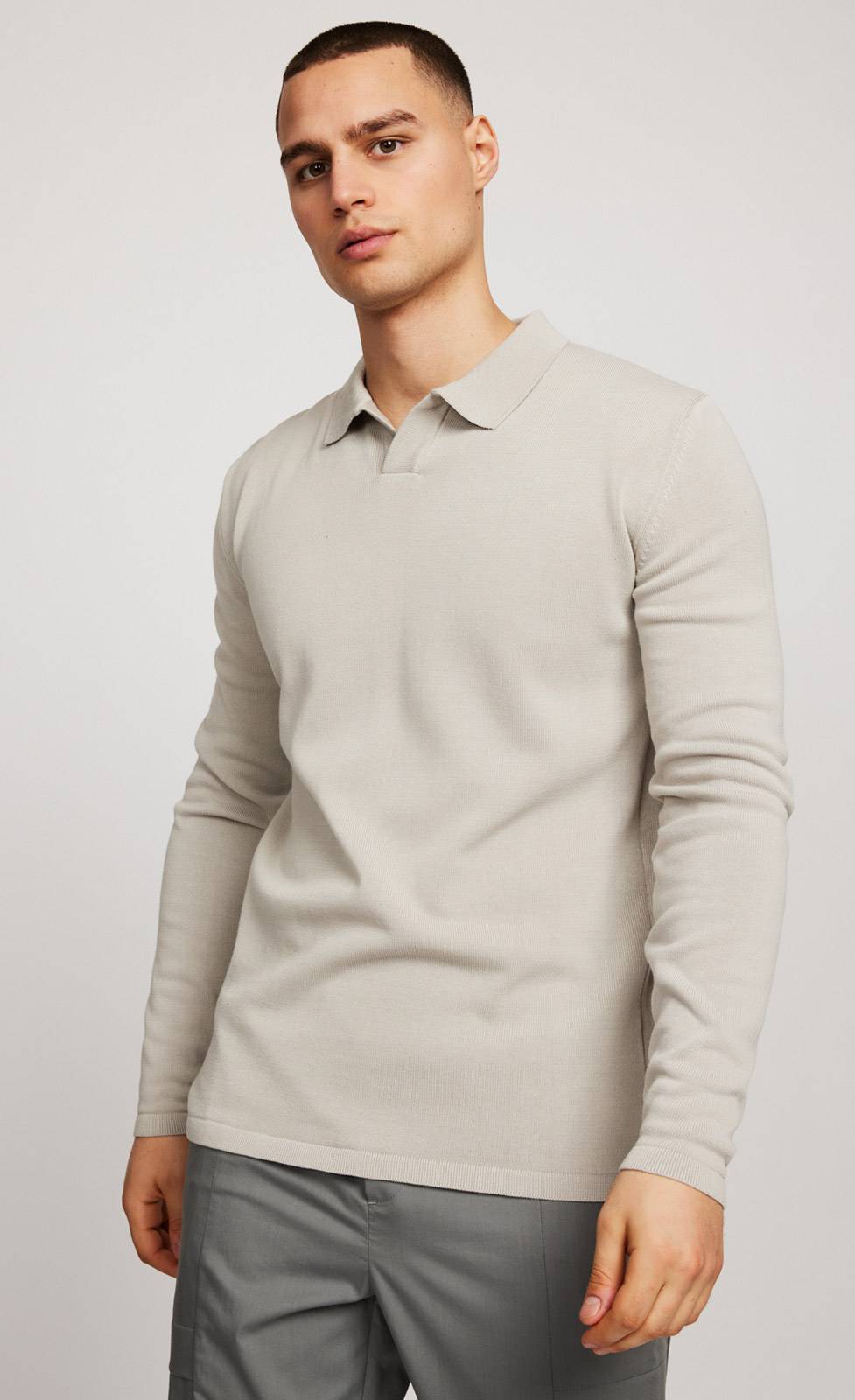 Kiefermann Matti Strickpullover mit Kragen im Angebot
