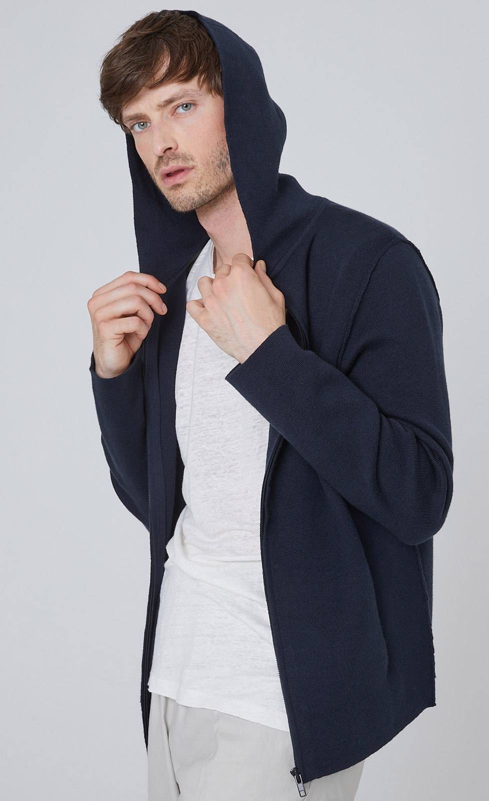 Kiefermann Marc Kapuzen-Strickjacke Auslauf