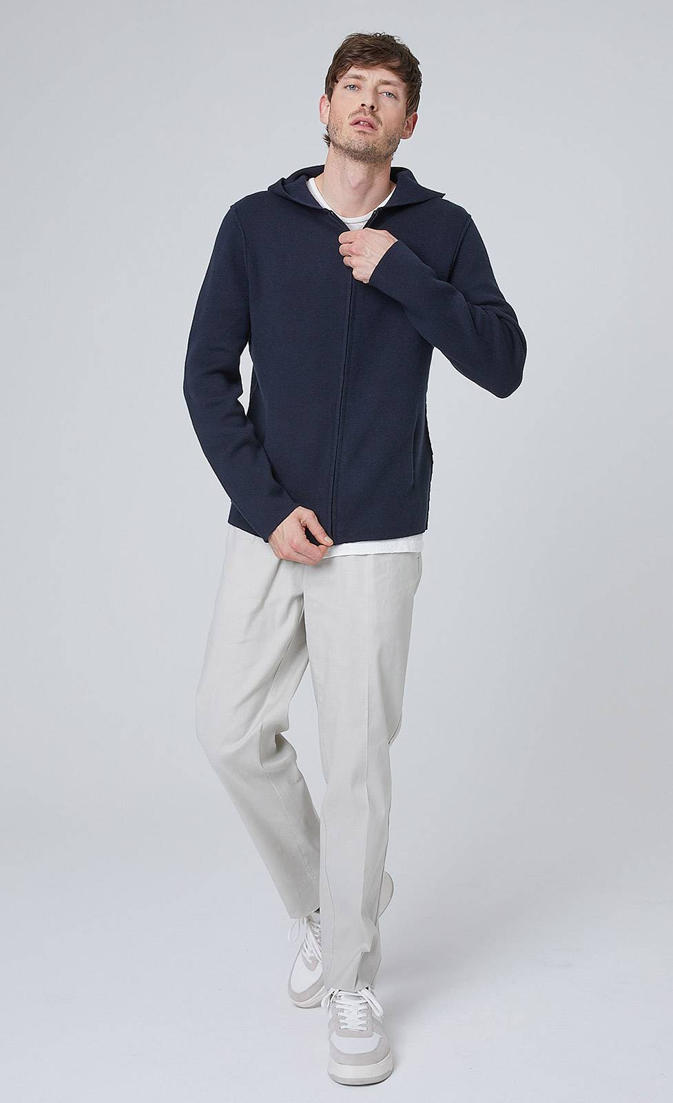 Kiefermann Marc Kapuzen-Strickjacke Auslauf