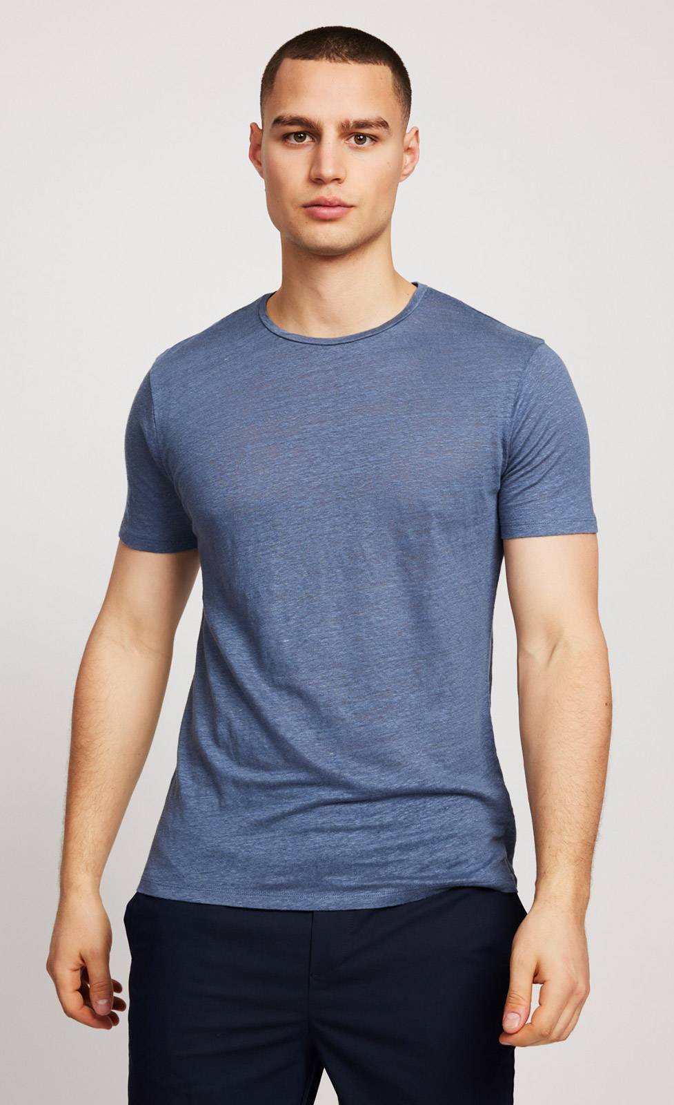 Kiefermann Laine Leinen Rundhals-T-Shirt Auslauf