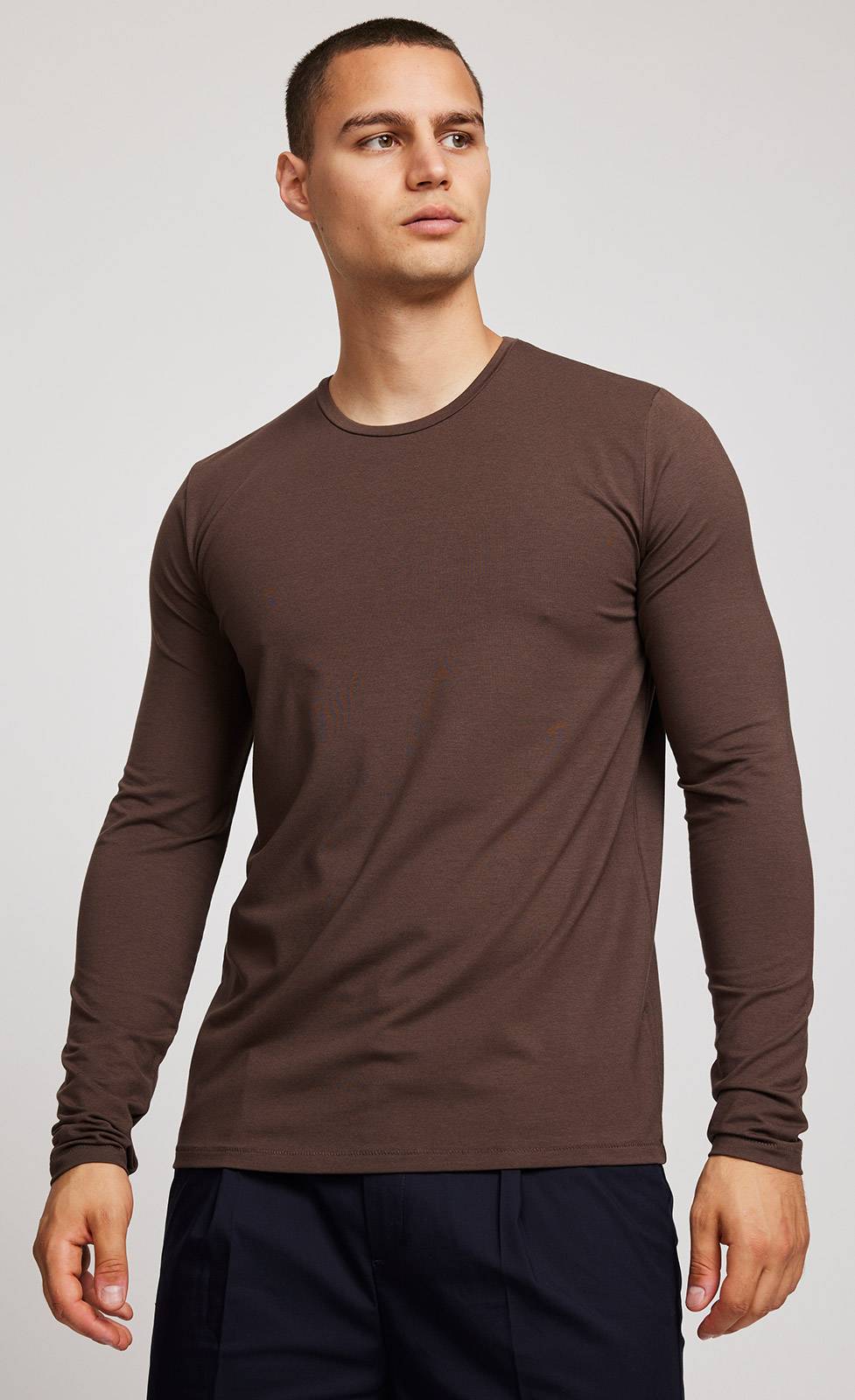 Kiefermann Emil Langarmshirt aus Baumwolle-Modal-Mix Blitzverkäufe