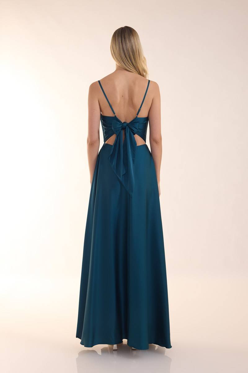 Laona ICONIC BOW DRESS Maxikleid aus Satin Schlussverkauf
