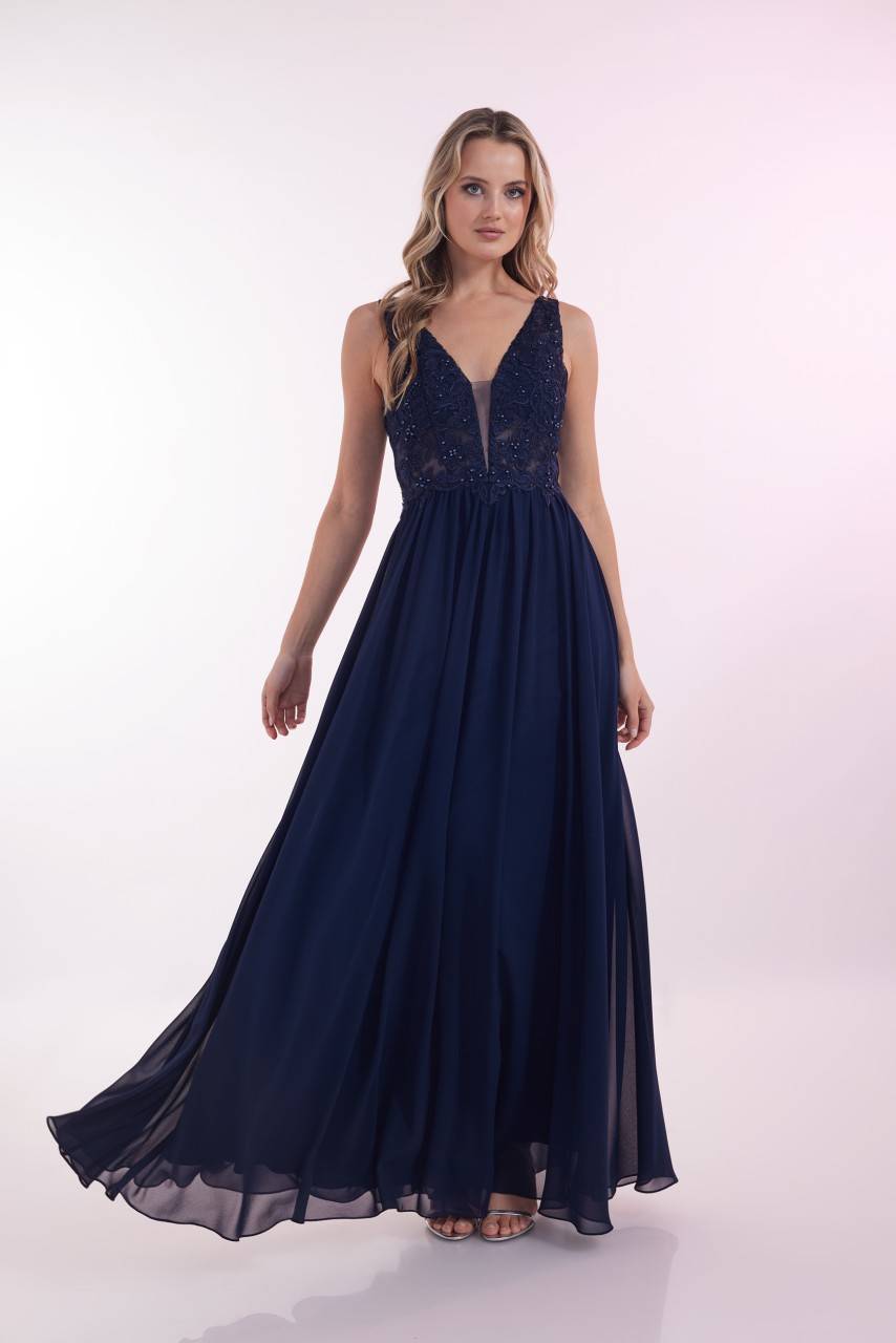 Laona BLOSSOM DRESS Besticktes Maxikleid aus Chiffon Online