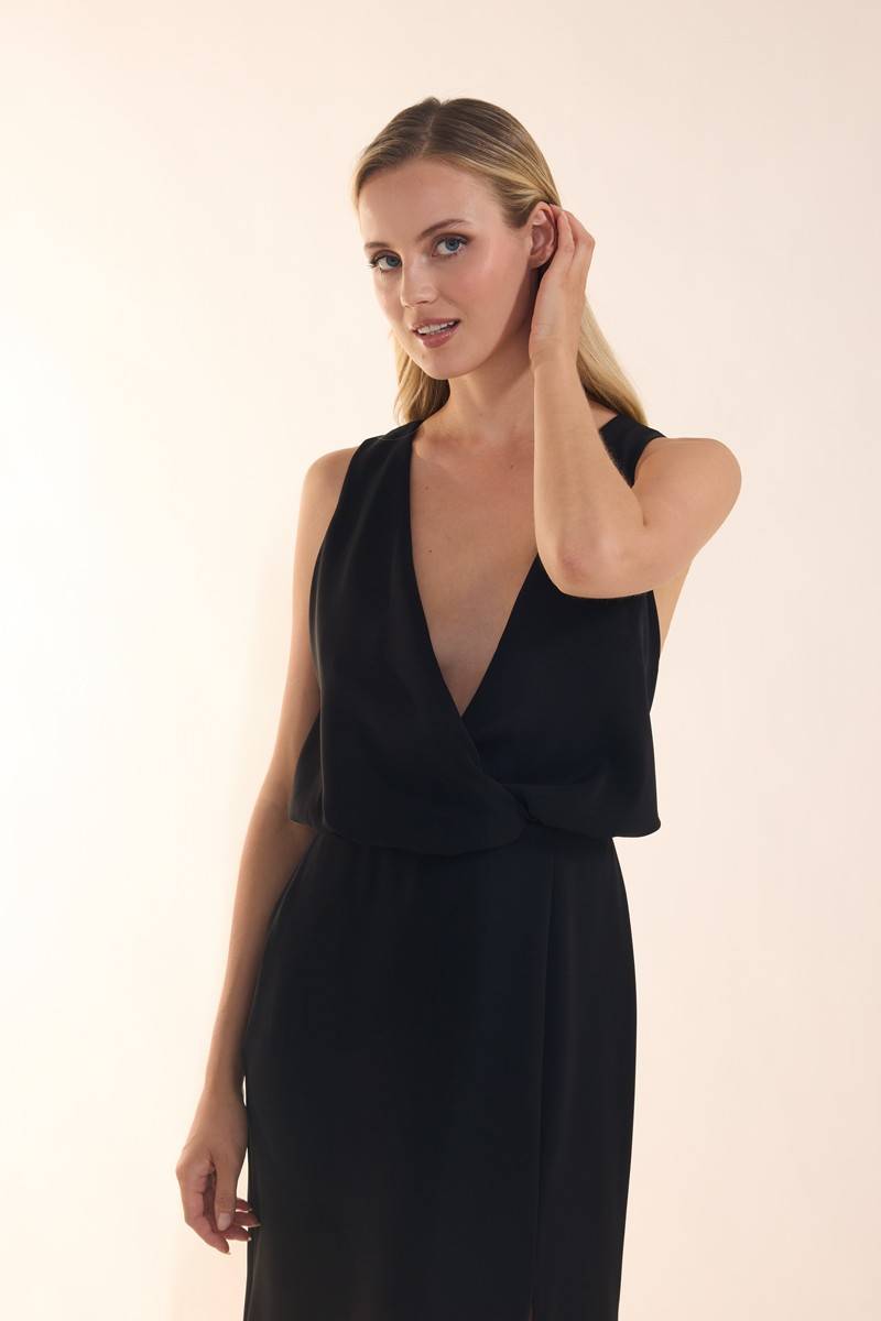 Laona TRUEST ROMANCE DRESS Maxikleid aus Satin Auslauf