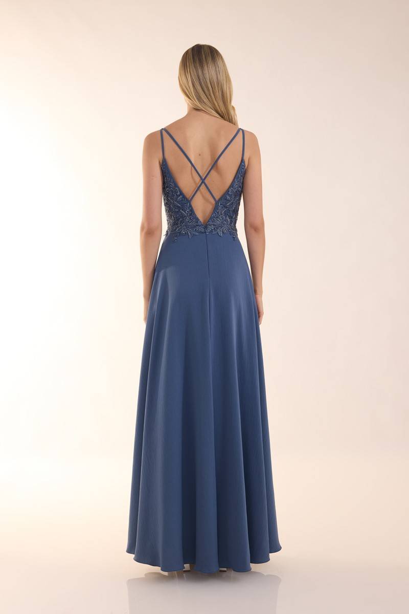 Laona FLEUR OF DREAMS DRESS Maxikleid aus Satin Günstiger Verkauf