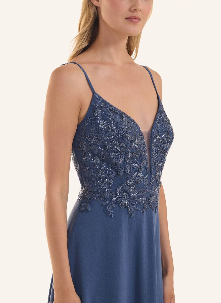 Laona FLEUR OF DREAMS DRESS Maxikleid aus Satin Günstiger Verkauf