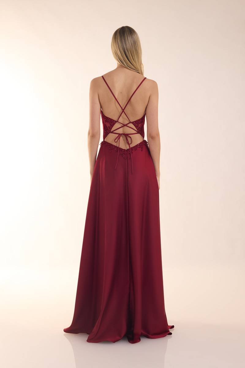 Laona STOLE YOUR HEART DRESS Maxikleid aus Satin Fabrikverkauf