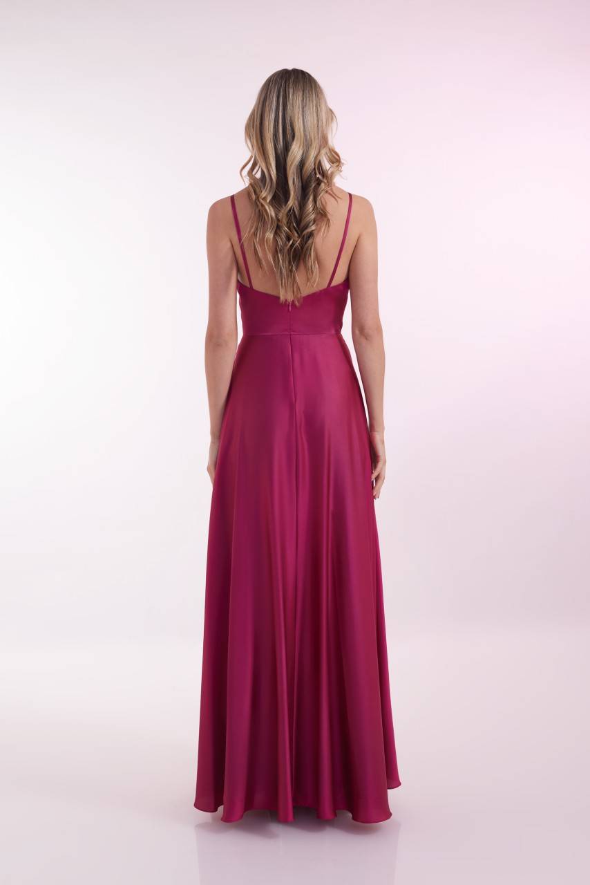 Laona SIMPLE LOVE DRESS Drapiertes Maxikleidmit V-Aussschnittt Auslauf