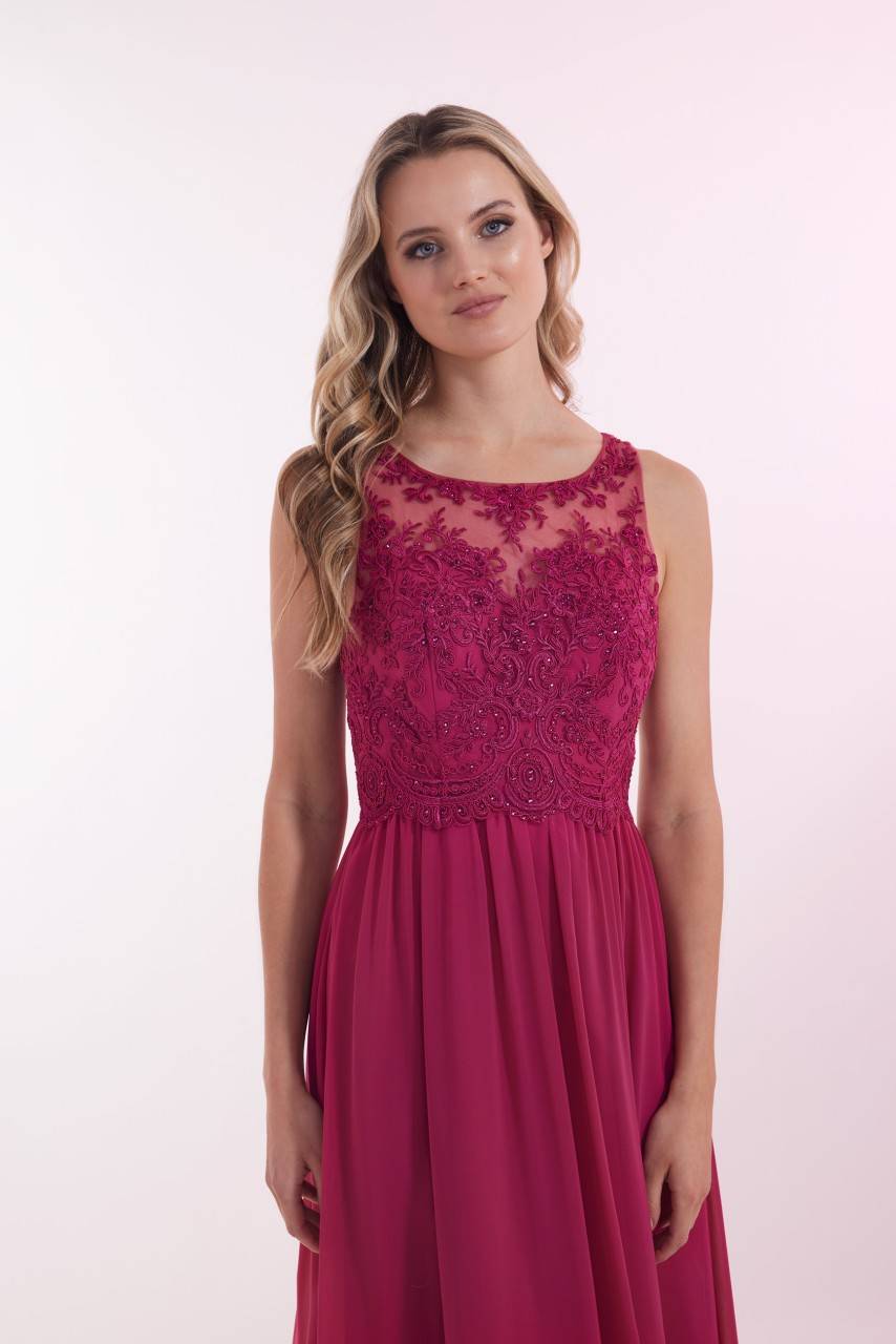 Laona PRINCESS MAXI DRESS Romantisches Maxikleid mit Spitzenapplikation Günstiger Verkauf