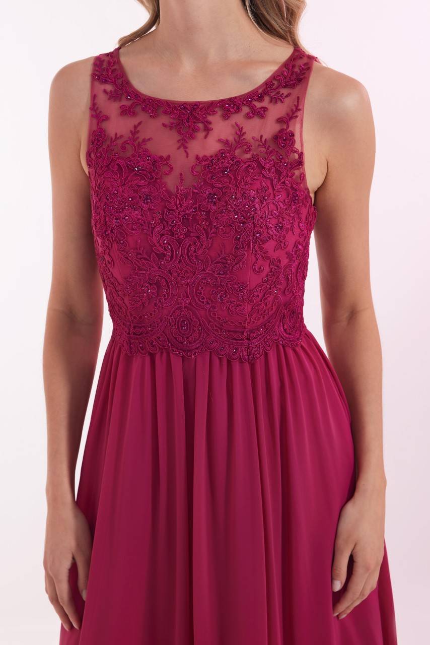 Laona PRINCESS MAXI DRESS Romantisches Maxikleid mit Spitzenapplikation Günstiger Verkauf
