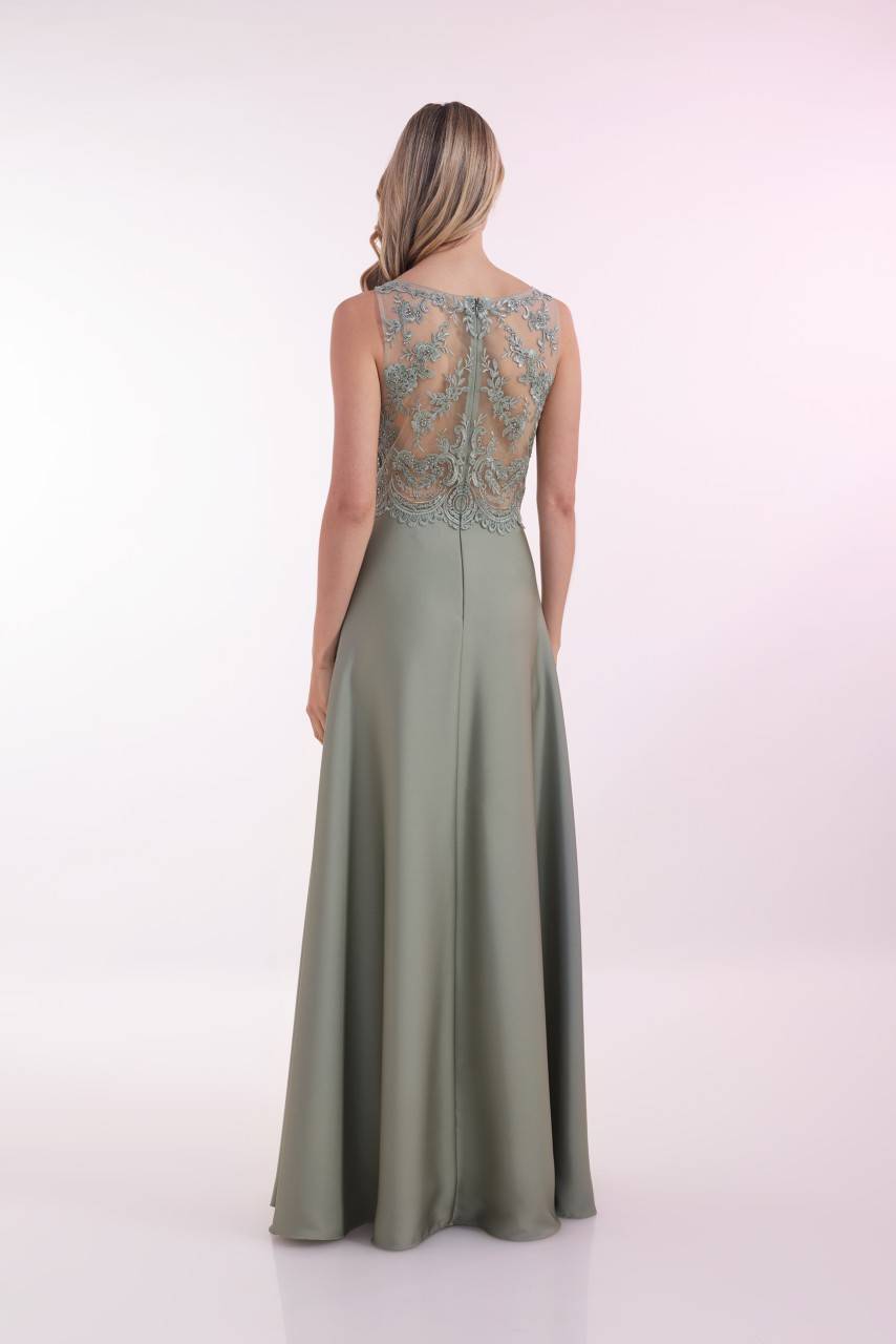Laona SLEEK PRINCESS DRESS Besticktes Maxikleid aus Satin Meist gekauft