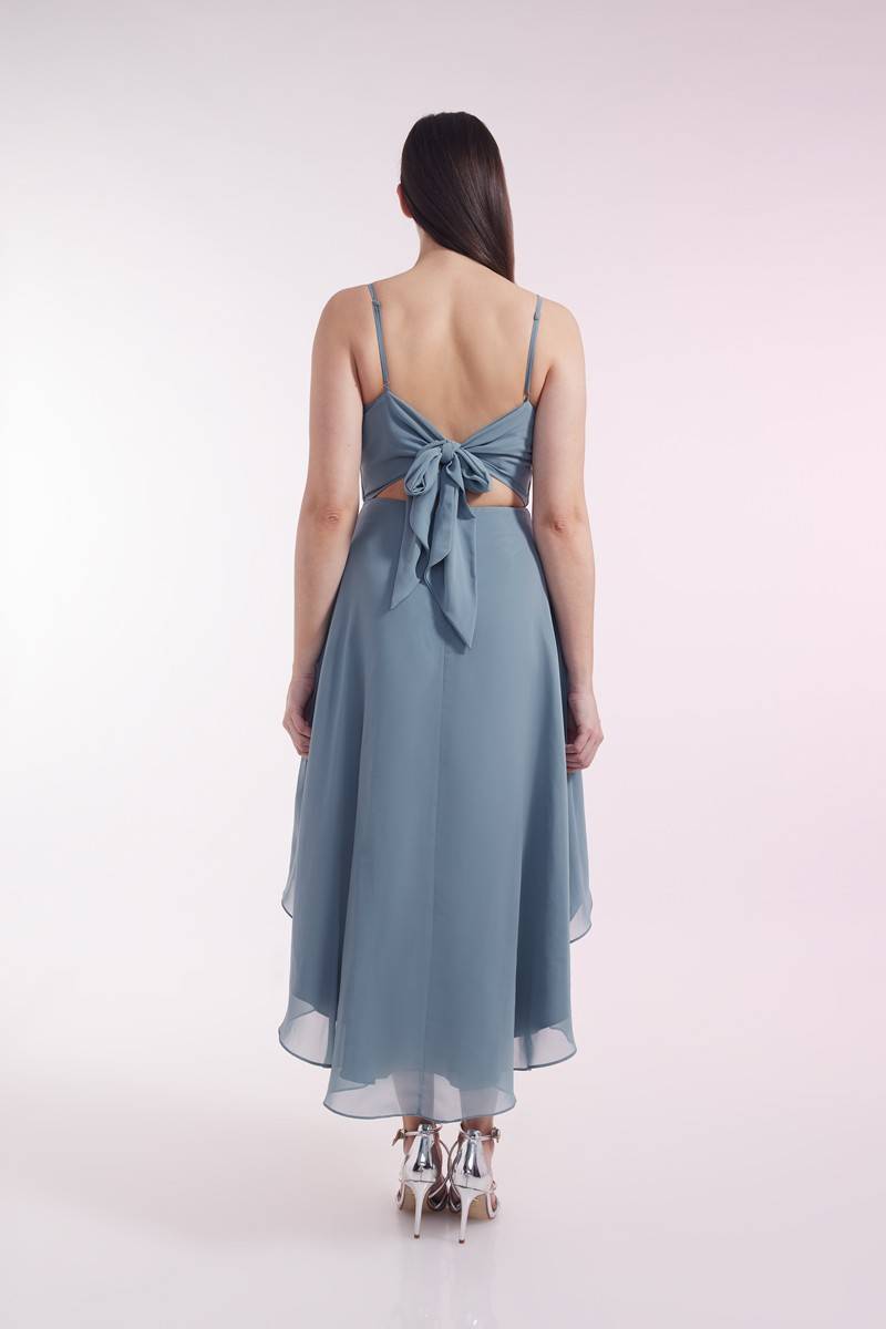 Laona SWEET BOW DRESS Vokuhila-Kleid mit Schleife aus Chiffon Auslauf