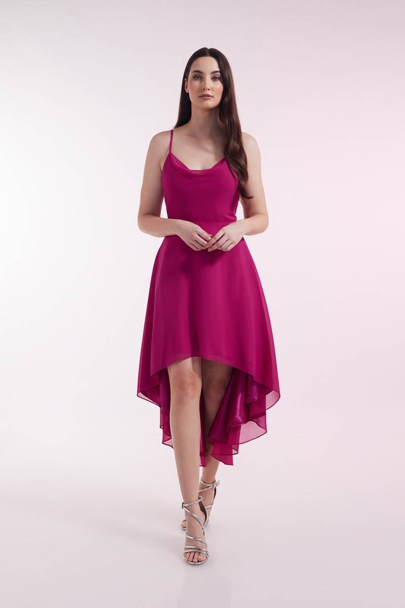 Laona SWEET BOW DRESS Vokuhila-Kleid mit Schleife aus Chiffon Angebote