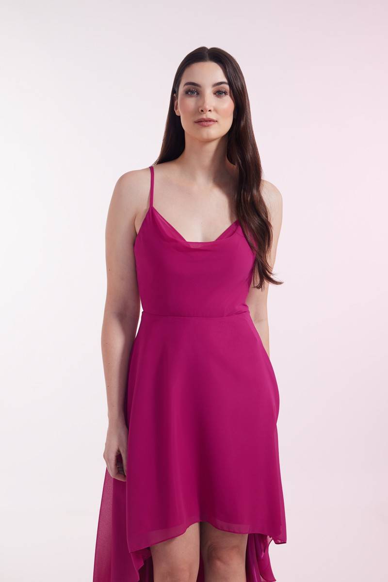 Laona SWEET BOW DRESS Vokuhila-Kleid mit Schleife aus Chiffon Angebote