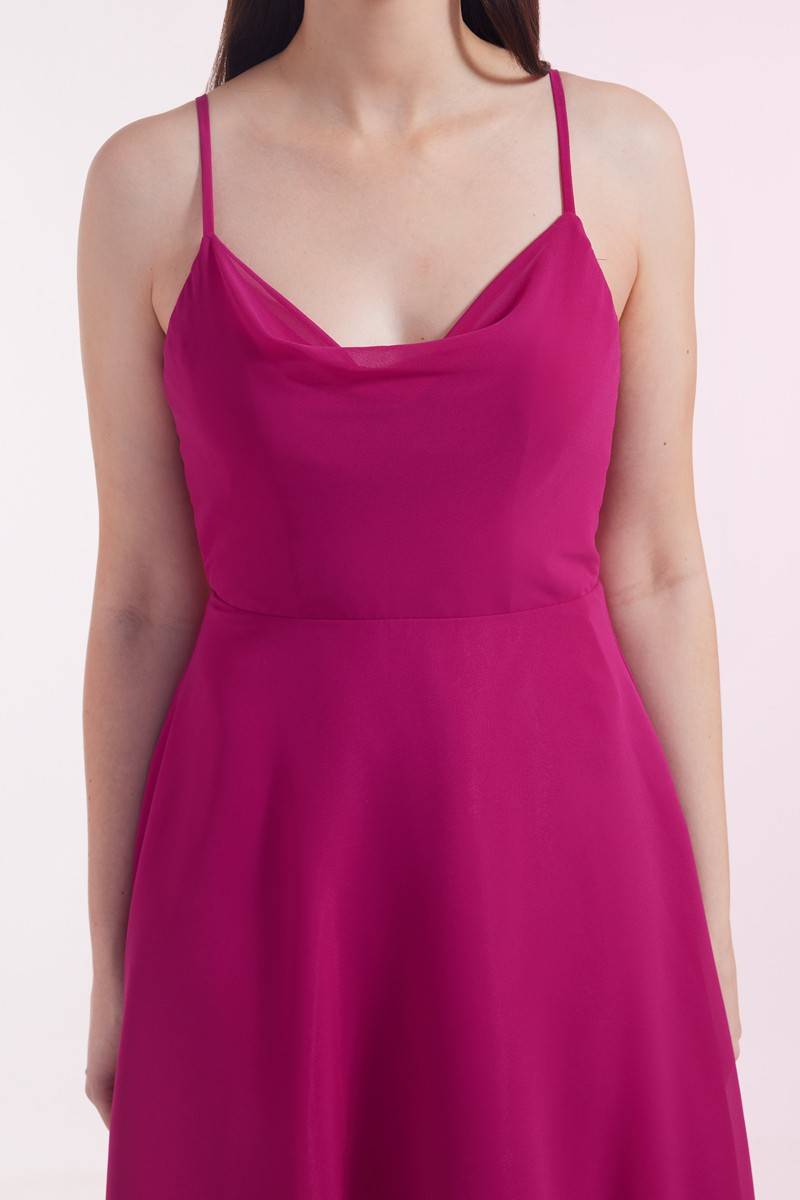 Laona SWEET BOW DRESS Vokuhila-Kleid mit Schleife aus Chiffon Angebote