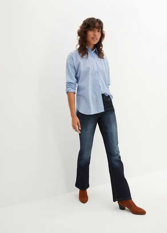 bonprix Bootcut Jeans Mid Waist, Stretch im Angebot
