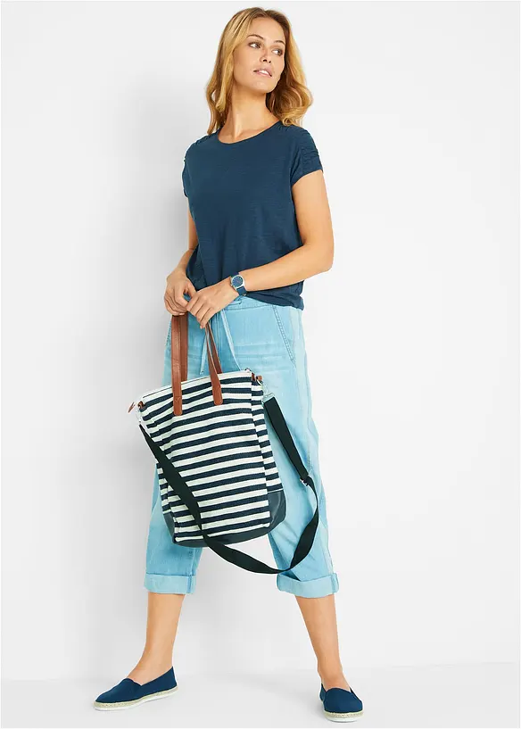 bonprix Boxy-Shirt, kurzarm Schlussverkauf