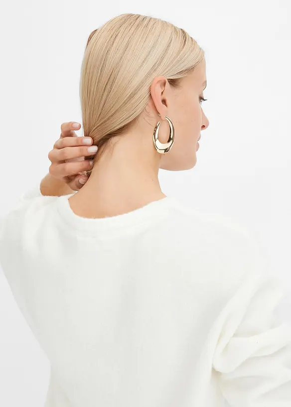 bpc bonprix collection Rundhalspullover mit überschnittener Schulter Angebote