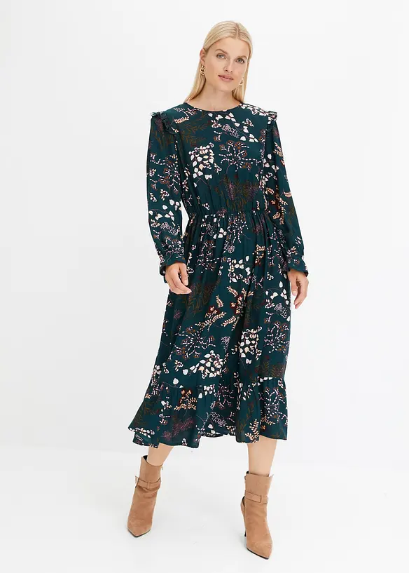 BODYFLIRT bedrucktes Midikleid Rabatte dieses Monats