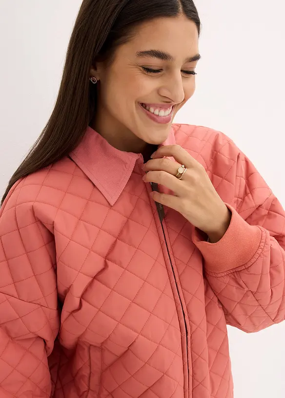 bpc bonprix collection Stepp-Blousonjacke mit Cord-Kragen Meist gekauft
