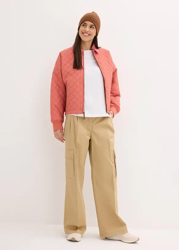 bpc bonprix collection Stepp-Blousonjacke mit Cord-Kragen Blitzverkäufe