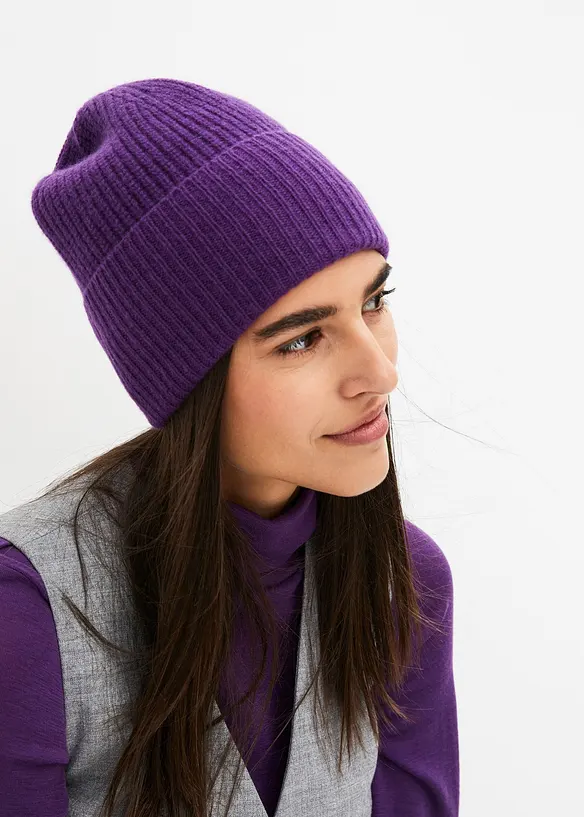 bonprix PREMIUM Wollmütze mit Good Cashmere Standard®-Anteil Online