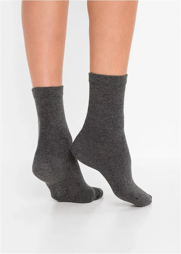 bonprix Socken mit druckfreiem Bündchen mit Bio Baumwolle (4er Pack) Angebote