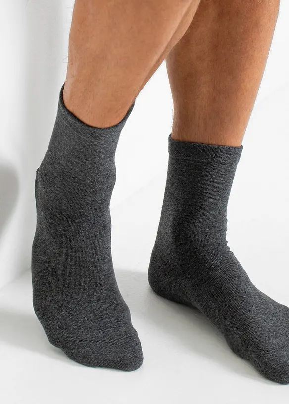 bonprix Socken mit druckfreiem Bündchen mit Bio Baumwolle (4er Pack) Angebote
