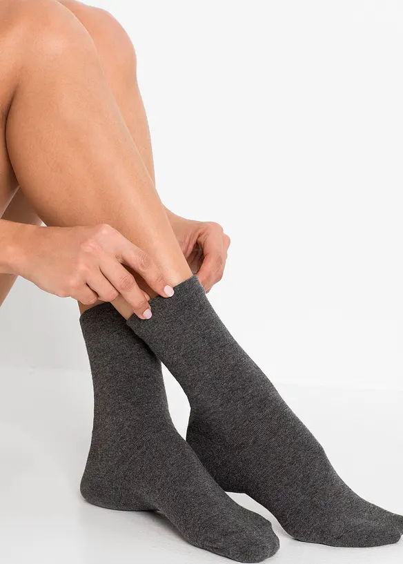 bonprix Socken mit druckfreiem Bündchen mit Bio Baumwolle (4er Pack) Angebote